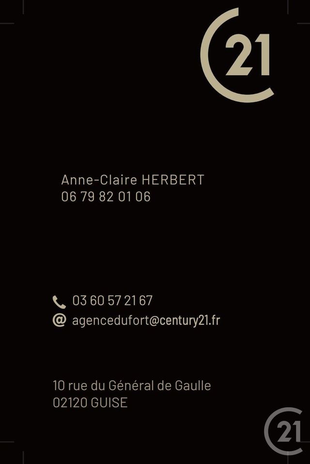 Afficher la photo en grand terrain à vendre - 520.0 m2 - MENNEVRET - 02 - PICARDIE - Century 21 Agence Du Fort